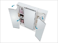 暮らしのヒント集「コンタクト装着がラクな洗面」公開